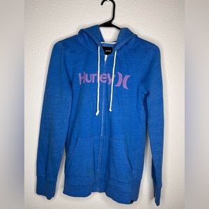 Royal Blue Women’s Hurley Zip Up Hoodie - size small